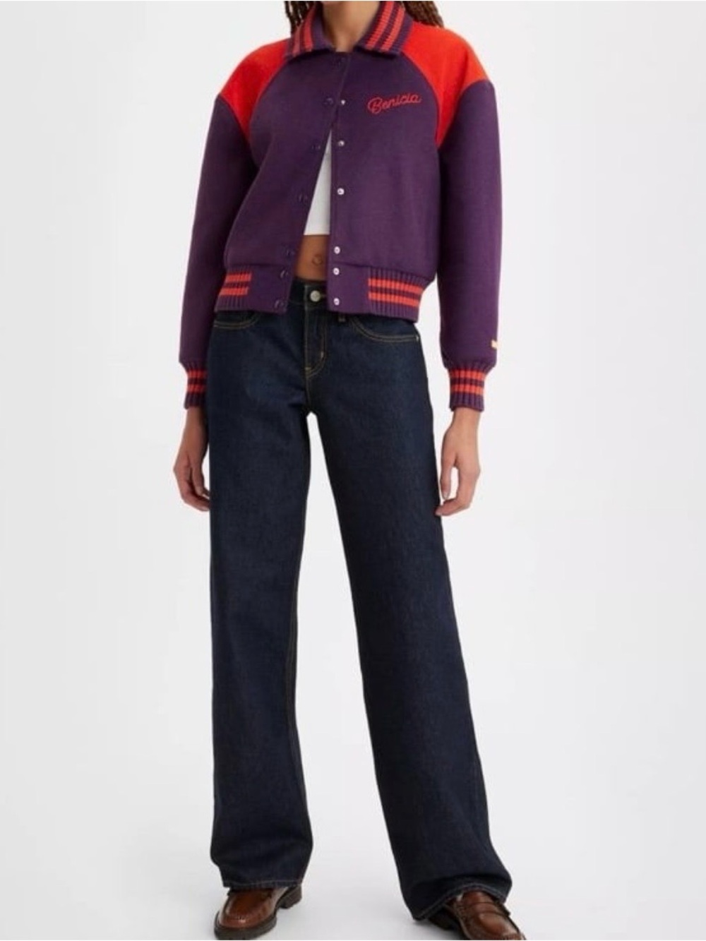 Levi's Low Loose Medium Wash Denim Jeans